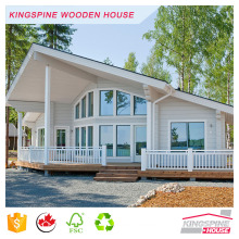 wooden chalet log wood house prefabricated guard house